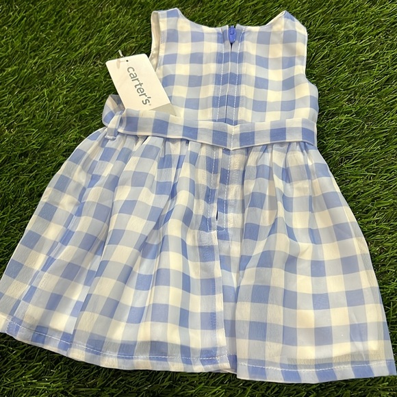 Carters Summer Gingham Print Dress - Picture 4 of 4